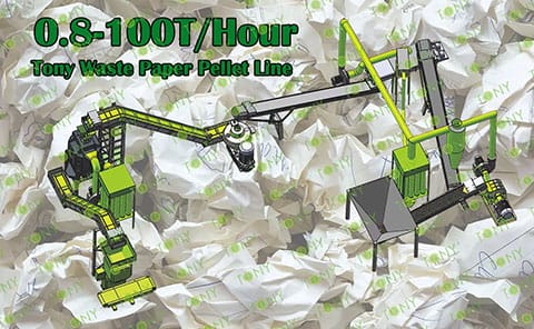 Waste Paper Pellet Line