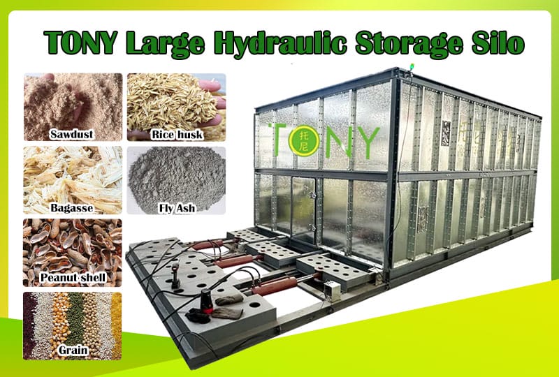 Large Hydraulic Storage Silo