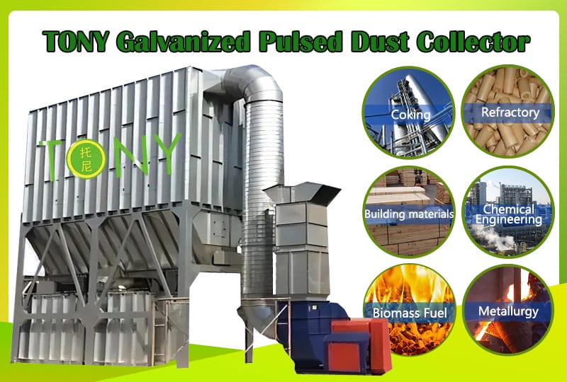 Galvanized Pulsed Dust Collector