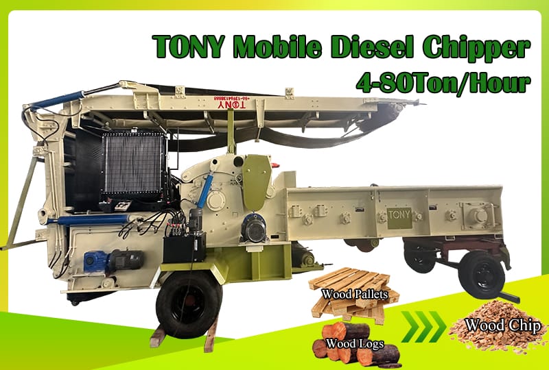 Mobile Diesel Chipper