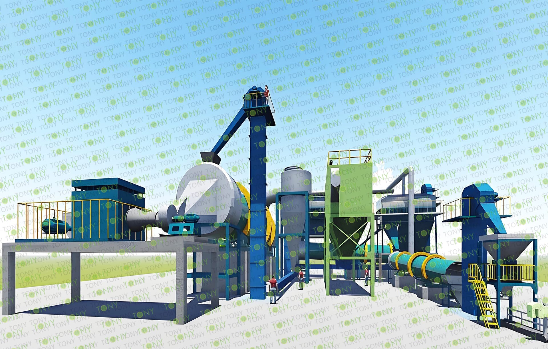 Orignic Fertilizer Pellet Production Line