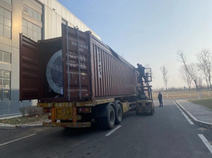 TONY Shipment---Single-layer rotary drum dryer