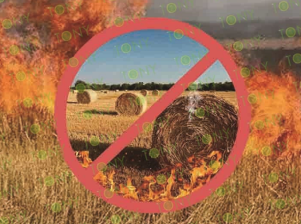 Crop straw cannot be burned, but it can be converted into money with a pellet machine.