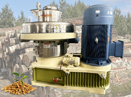 Why is the newly purchased wood pellet machine not pressed and formed?