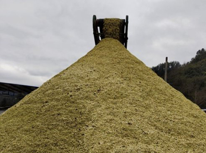Straw grass peanut shells are machined into fuel pellets, which is a good choice!