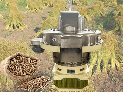Farmers use this straw pellet machine to save money and make money!