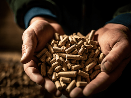 Biomass pellets - a "green grasp" for urban haze control