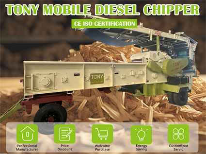 Mobile Diesel Chipper - Easy to Move, No Infrastructure Required!