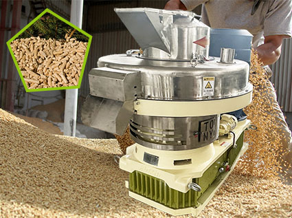 Biomass pellet machines - small devices leveraging big environmental impact