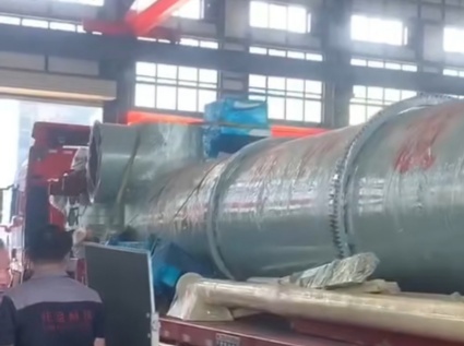 TONY Shipment-- Single-Layer Rotary Drum Dryer