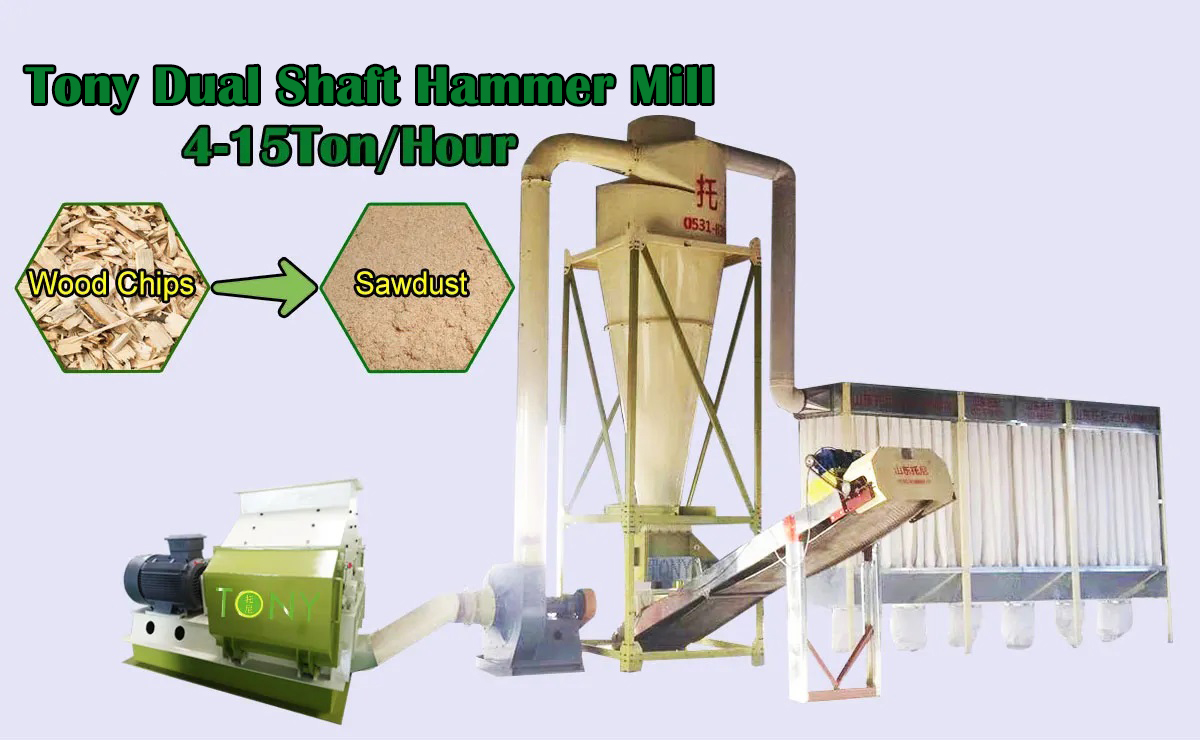 Dual Shaft Hammer Mill