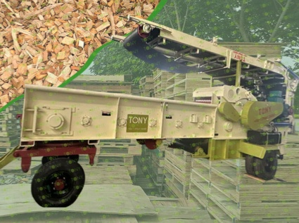 Mobile diesel chippers are driving the green transformation of the wood processing industry.