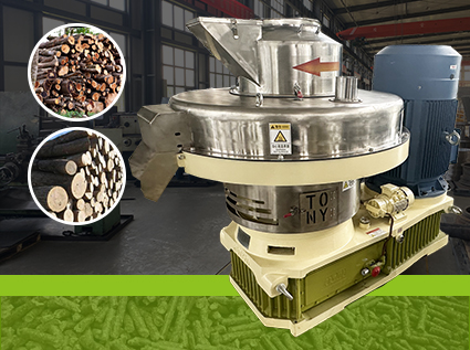 One pellet mill, a stable and long-term source of income.