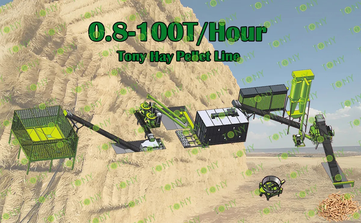Hay Pellet Line
